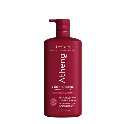 Love Letter - Athena Club Skin Perfecting Body Lotion | 24-Hour Hydration | Fast-Absorbing | Strengthens Skin | Dermatologist Tested