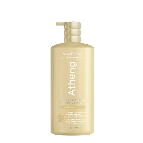 Salted Sunset - Athena Club Skin Perfecting Body Lotion | 24-Hour Hydration | Fast-Absorbing | Strengthens Skin | Dermatologist Tested