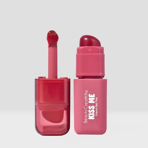 Kiss Me Cosmetic Liquid Gel Tint, Lightweight Silicone-Based Formula, Available in Chocolate & Cherry Shades