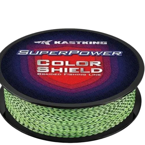 KastKing Superpower ColorShield Braided Fishing Line - Colorfast Braided Line, 100% Solution Dyed UHMWPE Fiber, Smooth & Strong Superline, Near Zero Stretch, Sensitive, High Abrasion Resistance SummerVibes
