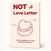 Not A Love Letter Romantic Fill-In Love Journal for Couples – Aesthetic Gift Book | BookTok Anniversary, Perfect Gift for Valentine’s Day, Birthday Interactive Notebook Color Travel Notebook