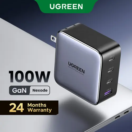 UGREEN Nexode GaN Foldable Wall Adapter - 4-Port Mobile USB Type-C Charger (100W/140W/200W) with Ultra Fast Charging for MacBook Pro/Air, iPhone 17/16/15 Pro - USB-C Charging Charger, September Restock, DealsForYouDays, Iphone Charger, Usb Type-C Chargers
