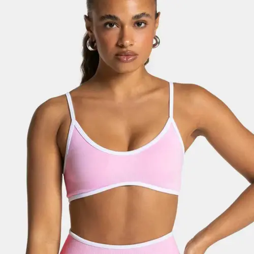 New Women's Color Block Sports Bra and Shorts Set, High Elastic Shaping Activewear Set Exercise Clothing Set Gym Wear for Yoga and Outdoor Training, Perfect for All Seasons Workout Sportswear