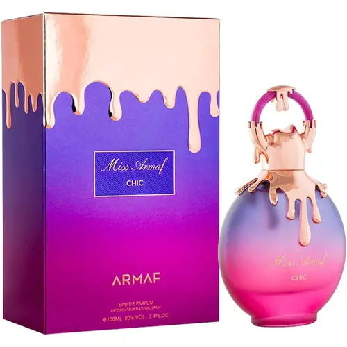 Armaf Miss Chic EDP Spray for Women - 3.4 fl oz Citrus Floral Aroma Fragrance with Woody, Rose, Musk Notes, Floral Scented Signature Scent, Floral Scented Fragrance, Floral Scent Perfumes, Aromatic Woody Floral, Adults