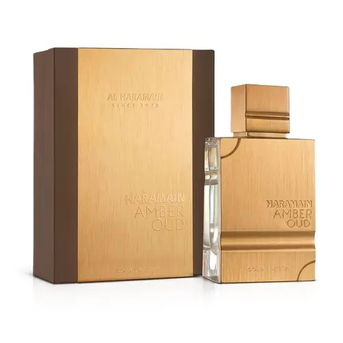 AL HARAMAIN Amber Oud Gold Edition Alcohol-Based Liquid EDP Perfume (Contains Alcohol) for Adults, 3.4 fl oz/100 ml Long-Lasting Unisex Warm Musky Fragrance with Amber, Sweet Musk, Vanilla, Powdery, Woody, Aquatic, Fresh, Fruity Notes, Bottle with Box