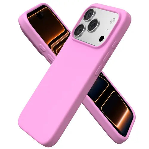 ORNARTO Liquid Silicone Case for iPhone 18/17/16/15/14/13/12 Series, Shockproof Protective Cover, Soft-Touch Full-Body Protection