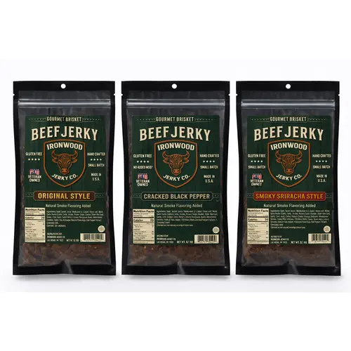 Ironwood Starter Pack (3-Flavor Jerky Bundle)