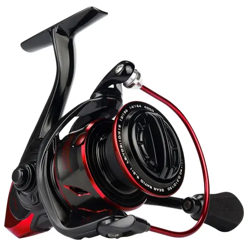 KastKing Sharky III Fishing Reel New Spinning Reel - Carbon Fiber 39.5 LBs Max Drag - 10+1 Stainless BB for Saltwater or Freshwater - Oversize Shaft - Super Value! SummerVibes