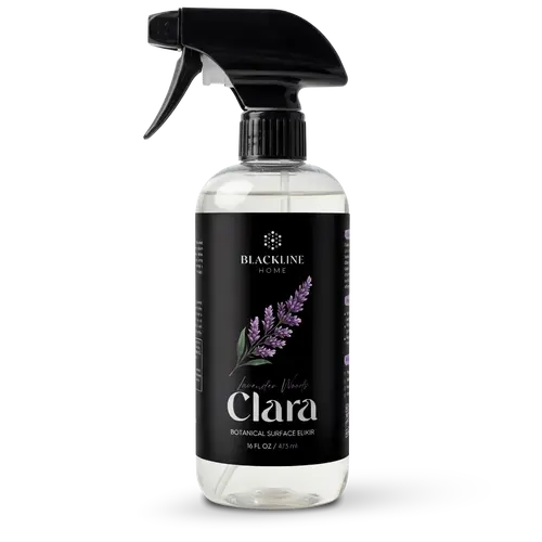 BLACKLINE Clara Household All-Purpose Cleaner Spray - Plant-Based (Botanical Ingredients), Biodegradable, Streak-Free Eucalyptus Fragrance, Citrus Bright Formula, Multi-Use Spray for Stainless Steel, Fingerprint Lift, Daily Home Care