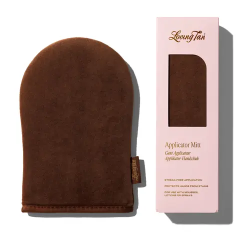 Velour Self-Tanning Applicator Mitt for Streak-Free Self Tan Application