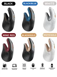 ProtoArc Ergonomic Bluetooth Vertical Mouse, EM11 NL Wireless Rechargeable Optical Mice, Computer Gaming Mouse with 3 Multi-Device, 3 Level Adjustable DPI, TikTokShopBlackFriday, TikTokShopCyberMonday,summerwins