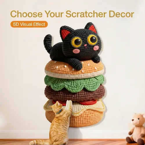 SmartWell Large Cat Scratcher Mat Self-Adhesive Wall Protector DIY Sofa Corner Guard Anti-Slip Floor Carpet for Indoor Cats Durable wear Wall sofas cabinet door  Wall Mounted Cat Scratching Activity Tree  Interactive Space-saving design tiktokshopspringgl
