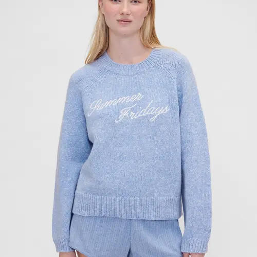 Gap Women's × Summer Fridays Oversized Logo Sweater