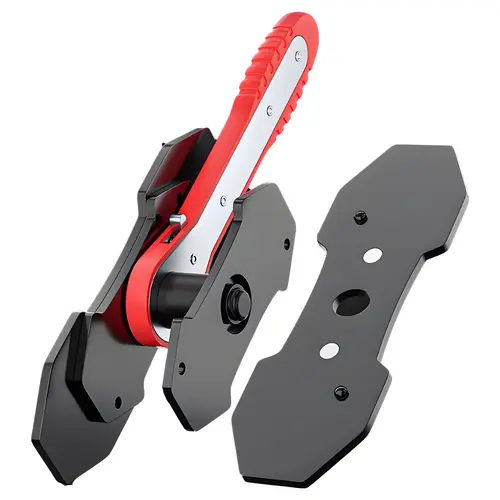 Brake Caliper Press Tool Car Piston Spreader Pad 360 Degree Swing Ratchet Hand Wrench Expander for Single Twin Quad Piston Disc Brake Vehicle Summervibes