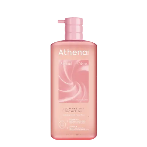 Almond Crème - Athena Club | Glow Restore Body Wash Oil | Glycerin for Deep Hydration | Packed with Nourishing Oils | Dermatologist Tested