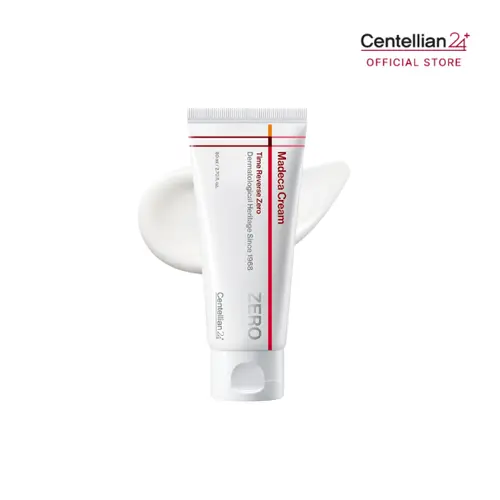[Centellian24] Madeca Cream Time Reverse Zero | Advanced Slow-Aging for Sensitive Skin | 3-Layer Liposome & Blue TECA | Instant Soothing & 2X Firming | Korean Skincare | 80ml (2.70fl oz), Hyaluronic Acid, Skin Repair