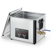 【FathersDayGift】VEVOR 15L Ultrasonic Cleaner, Professional Ultrasonic Cleaner Machine with Cleaning Basket & Digital Display, 240W Stainless Steel 40kHz Industrial Cleaning Machine for Parts, Carburetors, Instruments