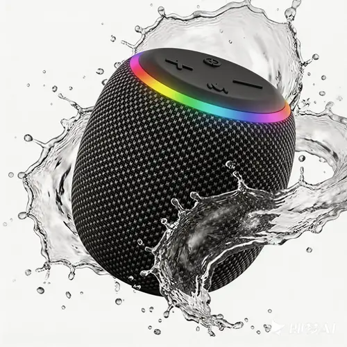 [Summer Wins] TAGRY Room 3 Portable Bluetooth Wireless Speaker with Subwoofer - IPX6 Waterproof Water Phone Speaker, TWS Pairing, 12W Powerful Audio Stereo Sound with RGB Lights with Handle, Bluetooth 5.4 Connection, All-Day Playtime for Smartphone tiktok
