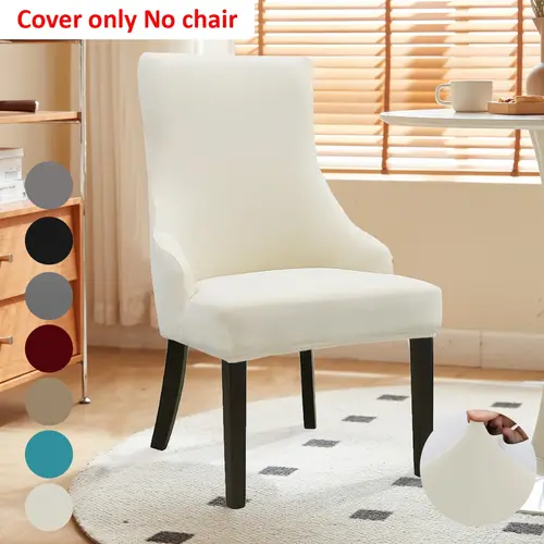 Modern Stretch Dining Chair Slipcovers, Durable Polyester & Spandex Blend, Furniture Protector for Dining Room, Bedroom, Office & Living Room