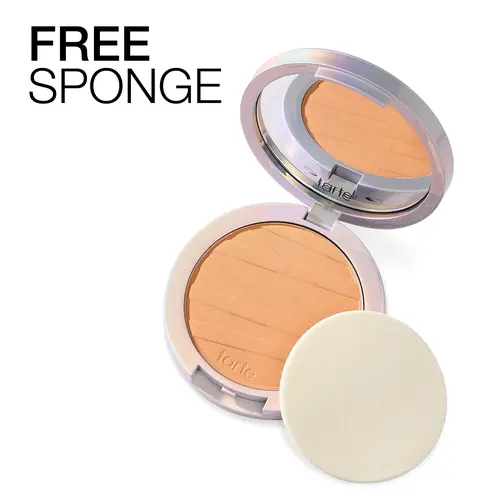 tarte shape tape powder foundation - medium coverage, natural matte finish for flawless skin