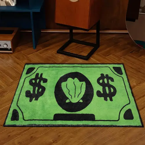 Creative Dollar Printed Rugs, Non-slip Soft Comfortable Area Rug, Rugs for Living Room, Household Decorative Rug,  Multifunctional Decorative Carpet for Home Living Room Bedroom, Room Decor, Cozy Decorative Rug, Christmas Gifts, Christmas Decorations