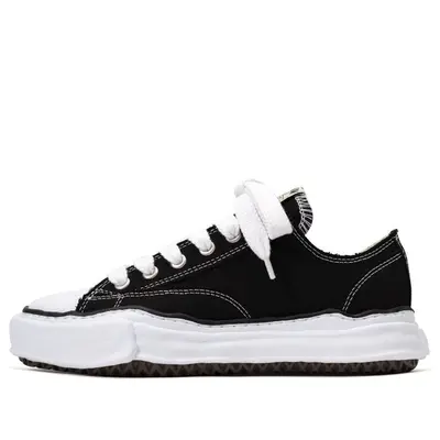 Maison MIHARA YASUHIRO PETERSON OG Sole Canvas Low 'Black' A01FW702-BLK