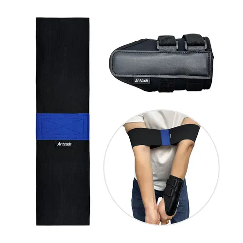 Arttodo Golf Arm Band & Wrist Strap, Golf Training Aid, Arm Trainer to Improve Consistency, Sync Arms and Body, Practice Aid For All Level Golfers
