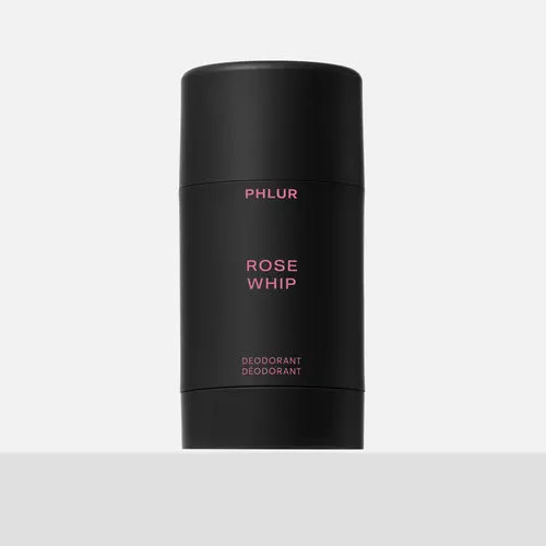 PHLUR Rose Whip Deodorant - Aluminum Free Natural Deodorant with 48-Hour Odor Protection - Rose Scent