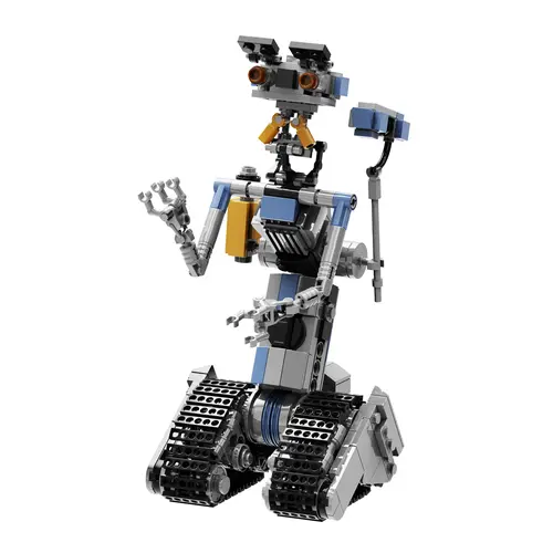 Johnny Number 5 Robot Building Blocks Set (370 pcs) – Sci-Fi Robot DIY Toy Kit for Kids Ages 6+, Fun STEM Gift for Creative Builders & Tech-Inspired Holiday Gifting