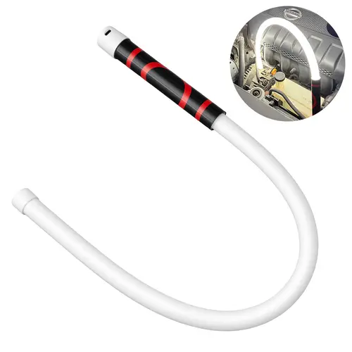27-in Rechargeable Adjustable Stick Torch - High Lumens LED Flashlight for Mechanics, Under Hood Engine Inspection Illumination in Tight Spaces
