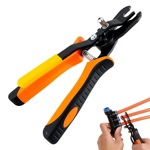Air Hose Connector Removal Pliers - Effortless Disconnection Tool for Push-to-Connect Quick Fittings, Automotive Pneumatic Air Line Repair; Ideal for Mechanics, DIY Enthusiasts and DIY Users, PVC Tools & Gadgets, Mechanics And Diy Enthusiasts