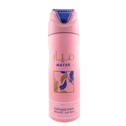 Lattafa Mayar Aroma Liquid Deodorant Spray for Women - Female Adult Body Care with Jasmine & Raspberry, Long-Lasting, 200ml (6.7 fl oz), Single Item, Deodorant For Women, Scented, Adults, All Day, Beauty Products, Deodorization Care, Whole Body Deodorant,