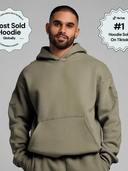 Comfrt | Travel Essentials Hoodie | Soft Oversized Sweatshirt With Zippers For Travel