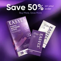 【Easyes】 Purple Teeth Whitening Strips - 7/14  Whitening Sessions Residue-Free Non-Slip Dry Strip Technology Safe for Enamel Non Sensitive Teeth Whitening Neutralizes Yellow Teeth SW-1 #backtoschool