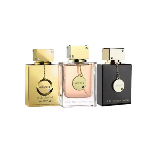 Armaf Women's Perfume Multi-Pack Value Set - Club De Nuit, Milestone, Intense EDP (3.4 fl.oz) Wood Scented Boxed Set Parfum for Women Gift Kit