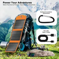 SOLUPUP 30W Portable Solar Panel Charger with 10000mAh Battery | Foldable Solar Power Bank for Camping, Hiking & Outdoor Trips | Outdoor Solar Panel USB-C Fast Charging for iPhone, Samsung & Tablets