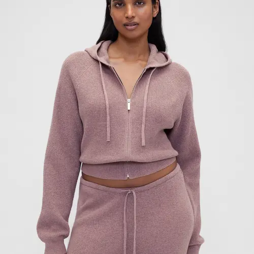 Gap Women's × Summer Fridays CashSoft Waffle Crop Hoodie