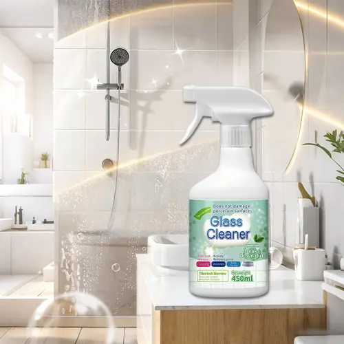 Powerful Deep Cleaning Bathroom Cleaner, Shower and Bathtub Cleaner, Efficient Limescale Remover for glass, Stain & Grime Removal Cleaning Solution, Fresh Scent Household Cleaning Spray for Bright Clean Bathroom