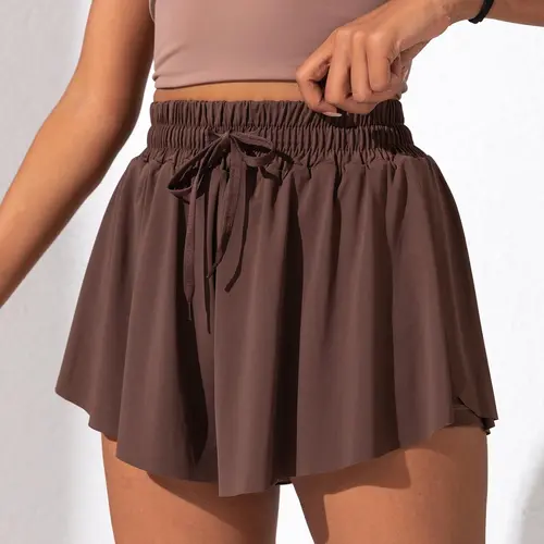 Summer Skirt Set, Ultra-Soft Drawstring Thin Pouch Skirt, Breathable Comfort Cool Skirt, Ideal for Tennis Badminton Cycling Running Cheerleading Fitness, Tennis Skort Skirt