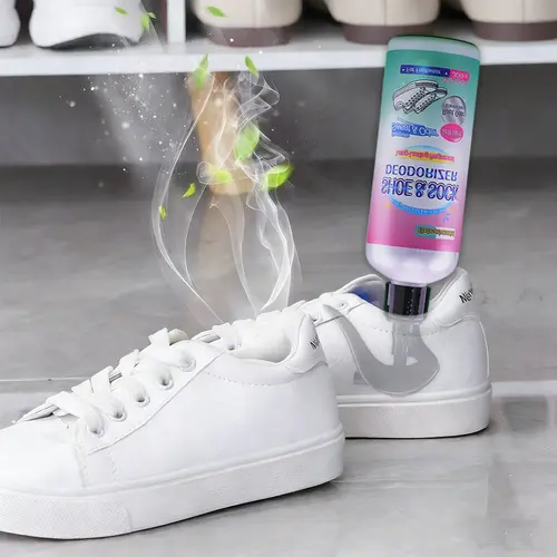 Foot and Shoe Deodorizer Spray, Deodorant and Smell Remover, 24-Hour Freshness Foot Odor Eliminator for Feet Extra Strength Fresher for Smelly Shoes & Stinky Feet Spray，10.15 fl oz