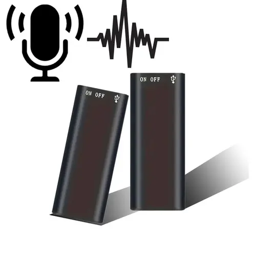 1pc Professional Voice-Activated Digital Recorder, 8GB High-Definition Noise-Canceling MP3 Player, Ultra-Thin Portable Recording Pen for Business Meetings, No Battery Included,BDY