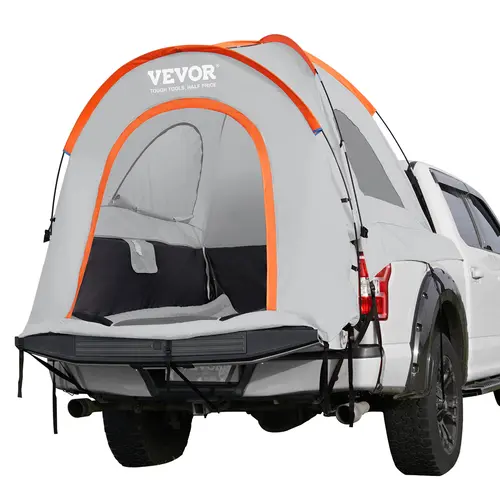 【BackToSchool】VEVOR Truck Bed Tent, Various specifications, Pickup Truck Tent with Rain Layer and Carry Bag, Waterproof PU2000mm Double Layer Truck Tent, Accommodate 2-3 Person, for Camping Traveling Outdoor Activities