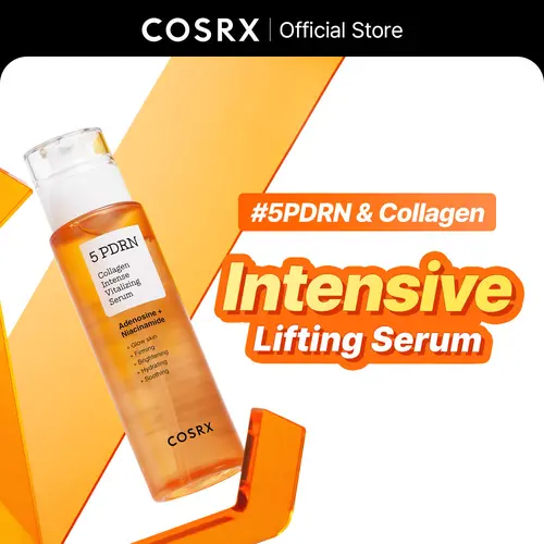 [COSRX Official] 5 PDRN Collagen Intense Vitalizing Serum (100mL/3.38fl oz) - Lightweight Daily Serum with Hyaluronic, Moisture Boost, Glow Up, Hyperpigmentation Treatment, Firmness, Skin Repair, Radiance