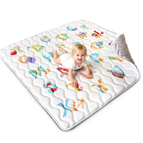 Primlect 50x50 Foam Landing Mat - 3-Layer Premium Playgyms & Playmats, Non-Slip, Machine Washable & Tumble Dryer Safe for Babies, Landing Mat Playgyms & Playmats