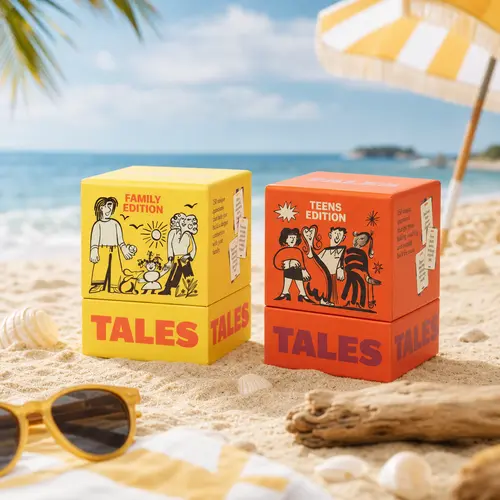 TALES Parents & Teens Edition Card Game – Meaningful Conversation Starters to Build Trust & Deeper Teenage Connections Premium Quality Cards
