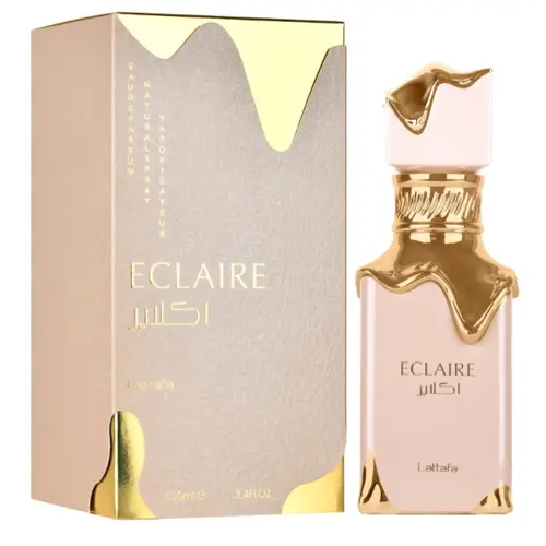 Lattafa ECLAIRE Women's Fragrance - 3.4oz(100ml) Floral Amber Scent, Fruit-Scented, Berry-Infused Long-Lasting Perfume, Flowers-Inspired Beauty Product, Mothers Day Gift Idea, Floral Amber Scents