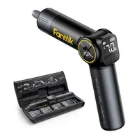 Fanttik Fold S1 APEX 3.7V Cordless Screwdriver, Electric Screwdriver, Screen Interaction, Pivot Handle, High/Low RPM Options, Max 7N.m, 20 Bits, 1/4''Hex, Ideas DIY Tool - Deluxe Edition Springtok Power Portable SummerWins