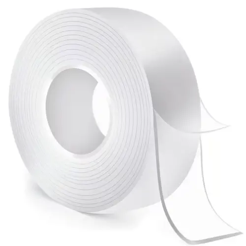 2026 Upgrade Nano Tape Adhesive Heavy Duty 10.5FT Double Sided Clear Mounting Strips for Picture Hanging Easy Application Precise Measurement Ideal for Home Decor Projects Stretch Remove Traces Washable Reuse Reusable Transparent Nano Tape