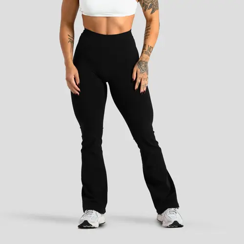Gymreapers Women's Axis Flare Leggings, High Stretch Bottoms with Tummy Control - Gym Fitness Sportswear, Fitness Activewear, Wide Leg Sports Bottoms for Workout Yoga