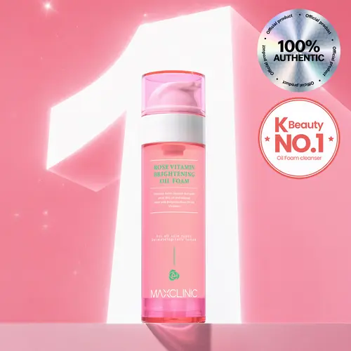 MAXCLINIC Oil to Foam - Official Product Korean Hydrating Daily Foaming Face Wash Oil Based Facial Cleanser to Foam (3.88 fl oz)
